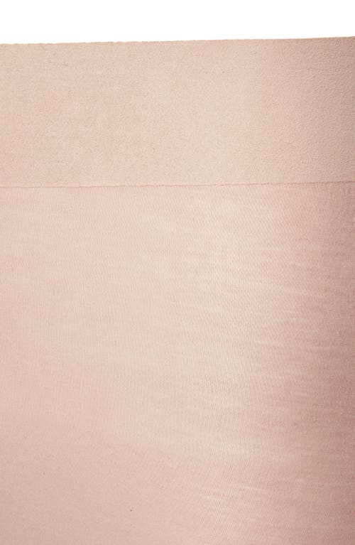 Wolford Cotton Contour Control Shaping Shorts In Pink