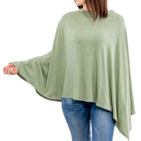 Nursing Cover for Breastfeeding, Soft & Breathable Nursing Poncho