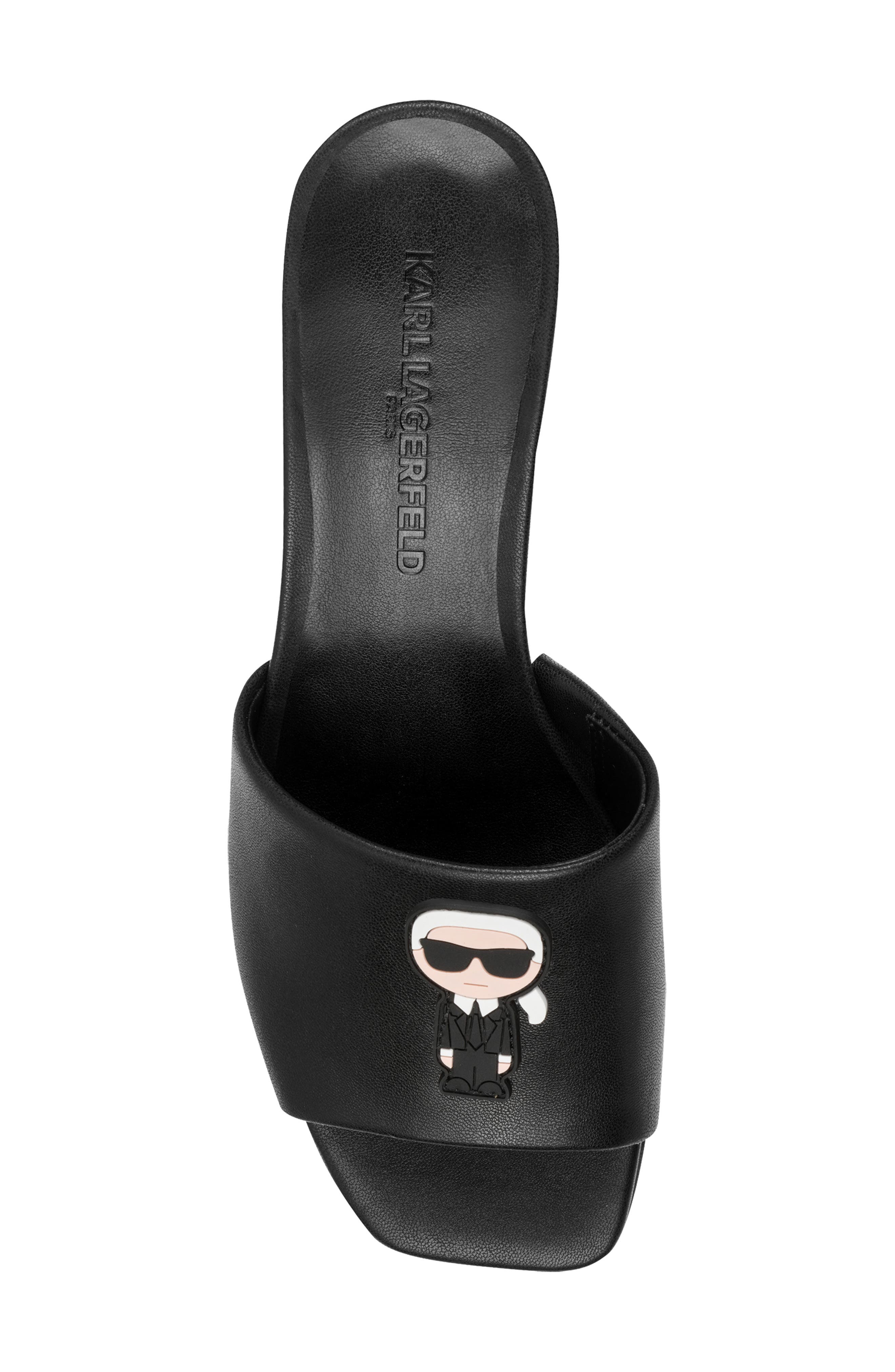 KARL LAGERFELD PARIS Sandreea Sport Slide Sandal, Alternate, color, Black