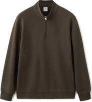 MANGO Quarter Zip Pullover