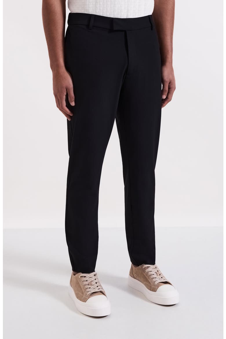 Aster Tailored Stretch Slim Leg Trousers, Main, color, Black