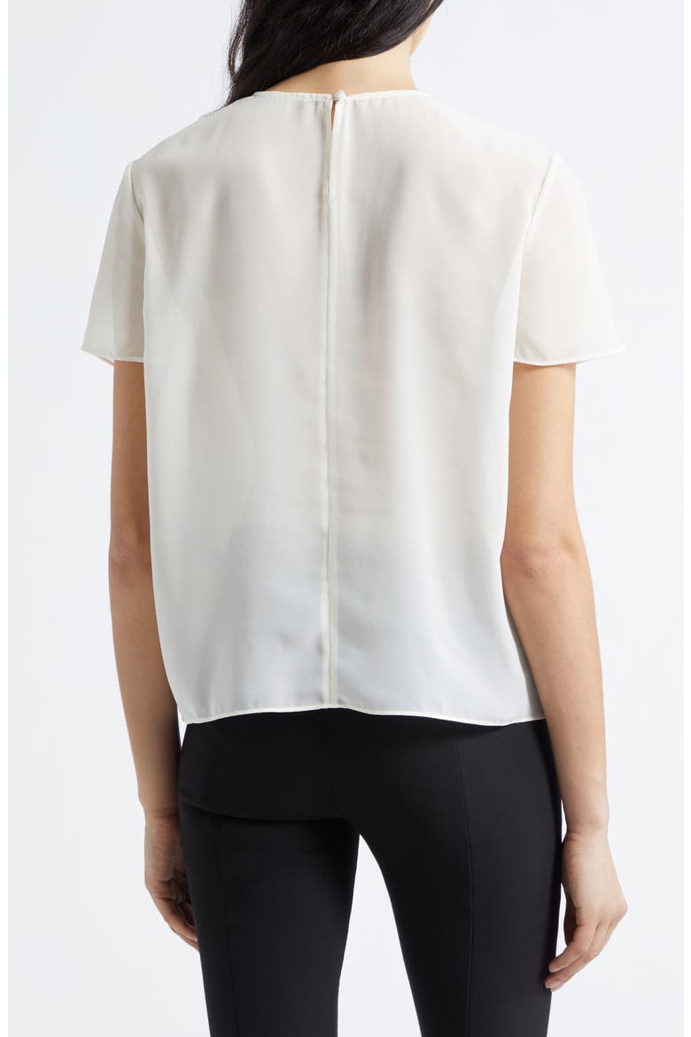 Techno Georgette Top, Alternate, color, IVORY