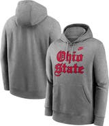 Nike Men's Nike Gray Ohio State Buckeyes Old English Fleece Pullover Hoodie