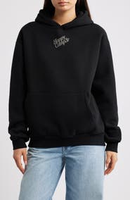 HAPPY CAMP3R Puff Series Core Logo Cotton Blend Hoodie