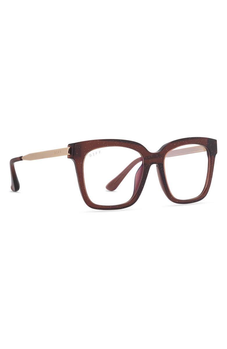 DIFF Bella 54mm Square Optical Glasses, Alternate, color,