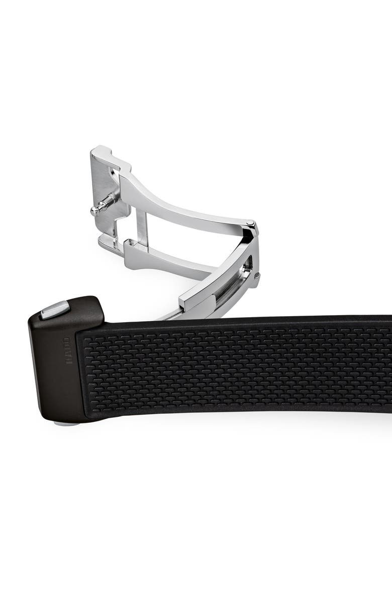 RADO Captain Cook Open Heart High Tech Ceramic Automatic Rubber Strap Watch, 43mm, Alternate, color, 