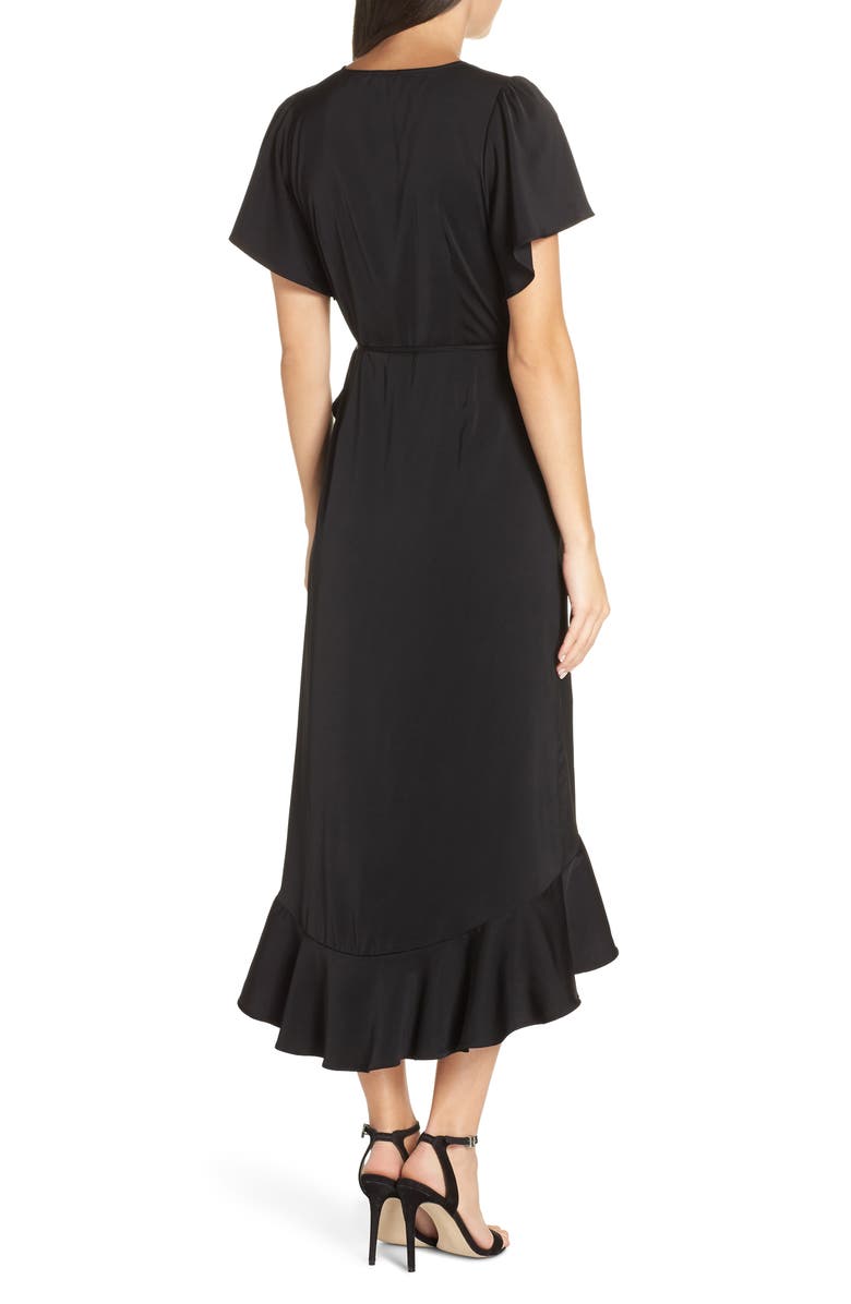 Chelsea28 Midi Ruffle Wrap Dress, Alternate, color,