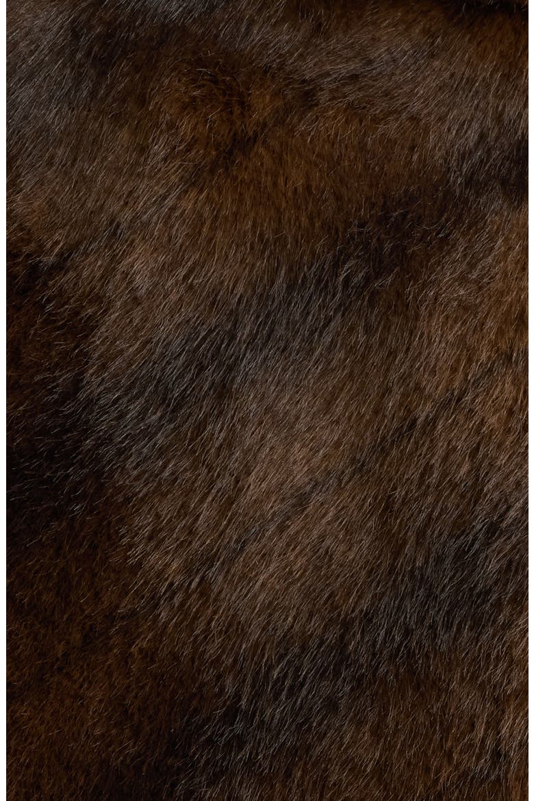 Faux Fur Capelet, Alternate, color, MINK