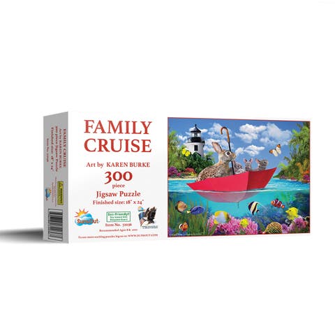 Family Cruise 300 piece Jigsaw Puzzle for Adults