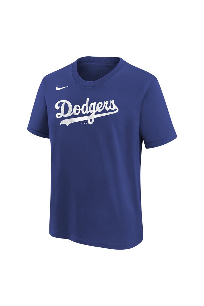 Men's Nike Clayton Kershaw Royal Los Angeles Dodgers Fuse Name & Number T-Shirt, Alternate, color, Royal