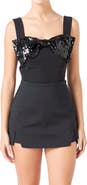 Endless Rose Sequin Bow Stretch Tank