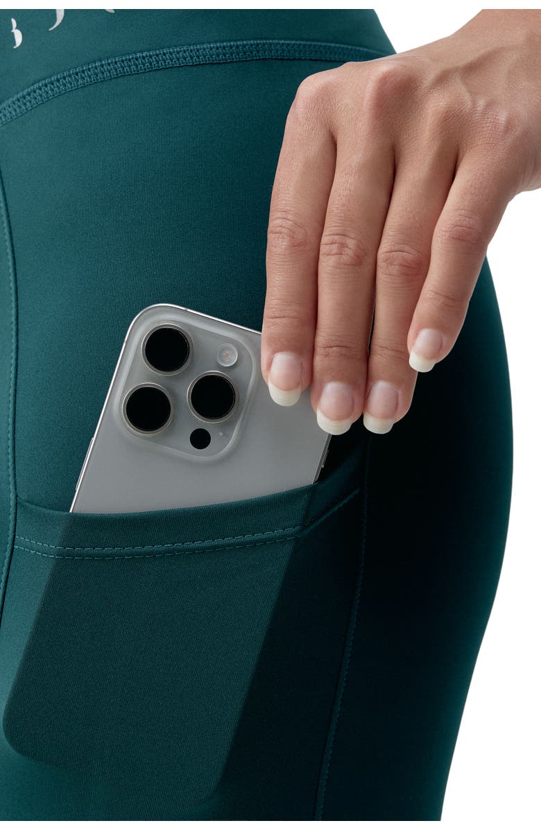 Born Living Yoga Godo 7/8 Performance Medium Rise Sport Legging, Alternate, color, Deep Green