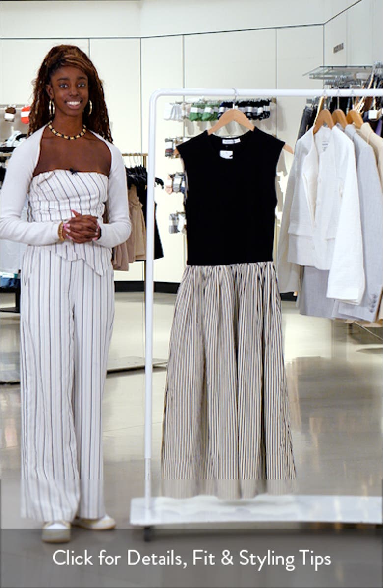 Daphne Stripe Skirt Maxi Dress, sales video thumbnail