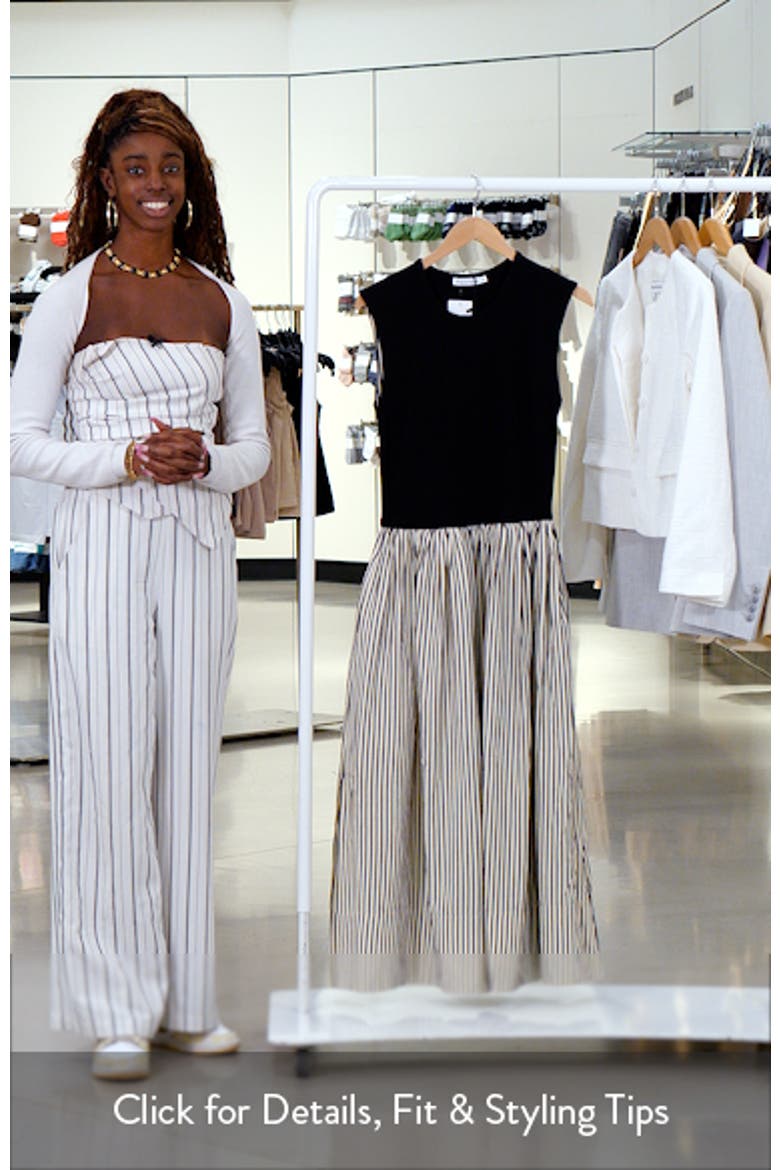 Daphne Stripe Skirt Maxi Dress video
