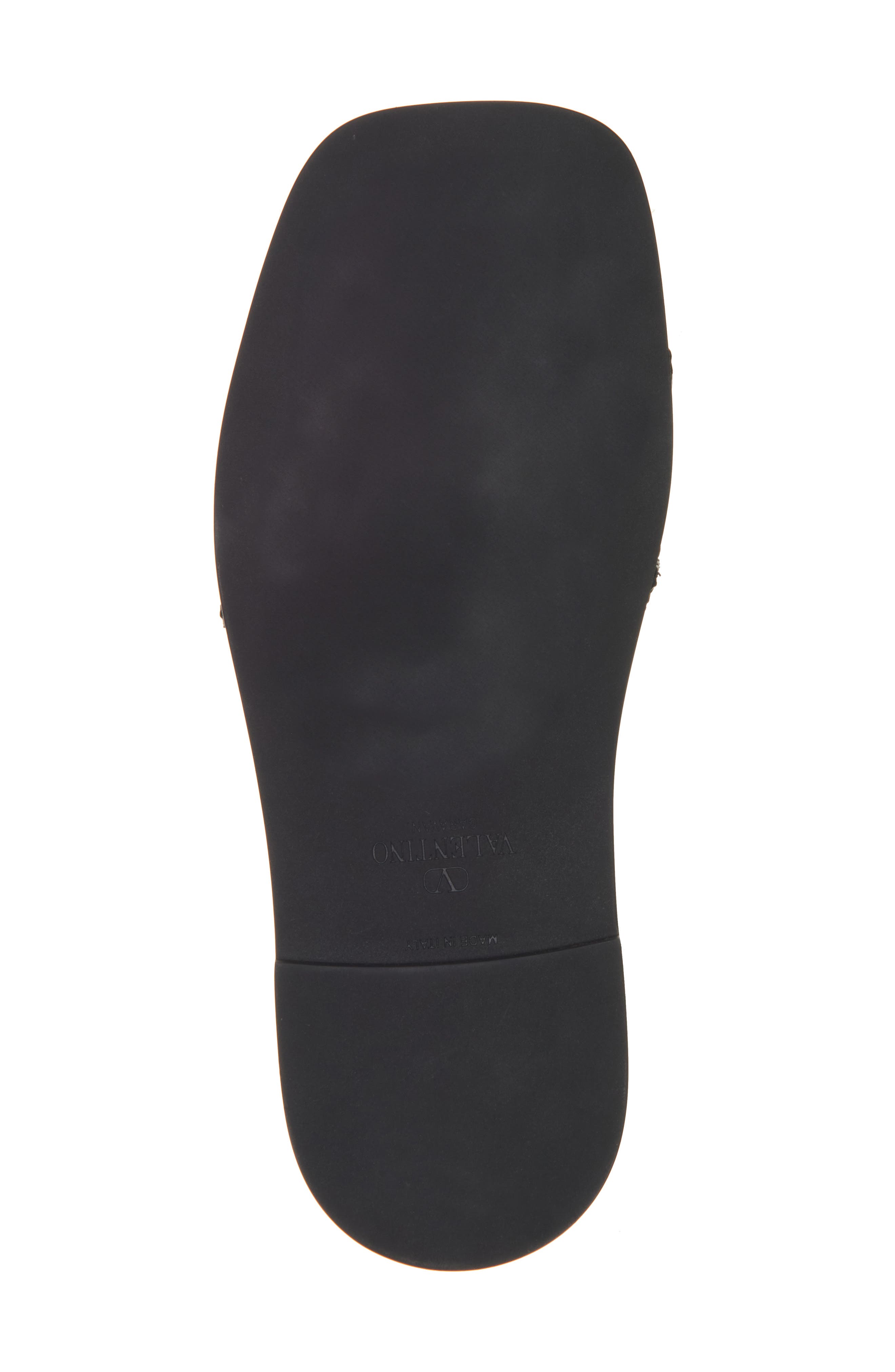 Valentino Garavani Viva Superstar Slide Sandal, Alternate, color, Natural/ Black