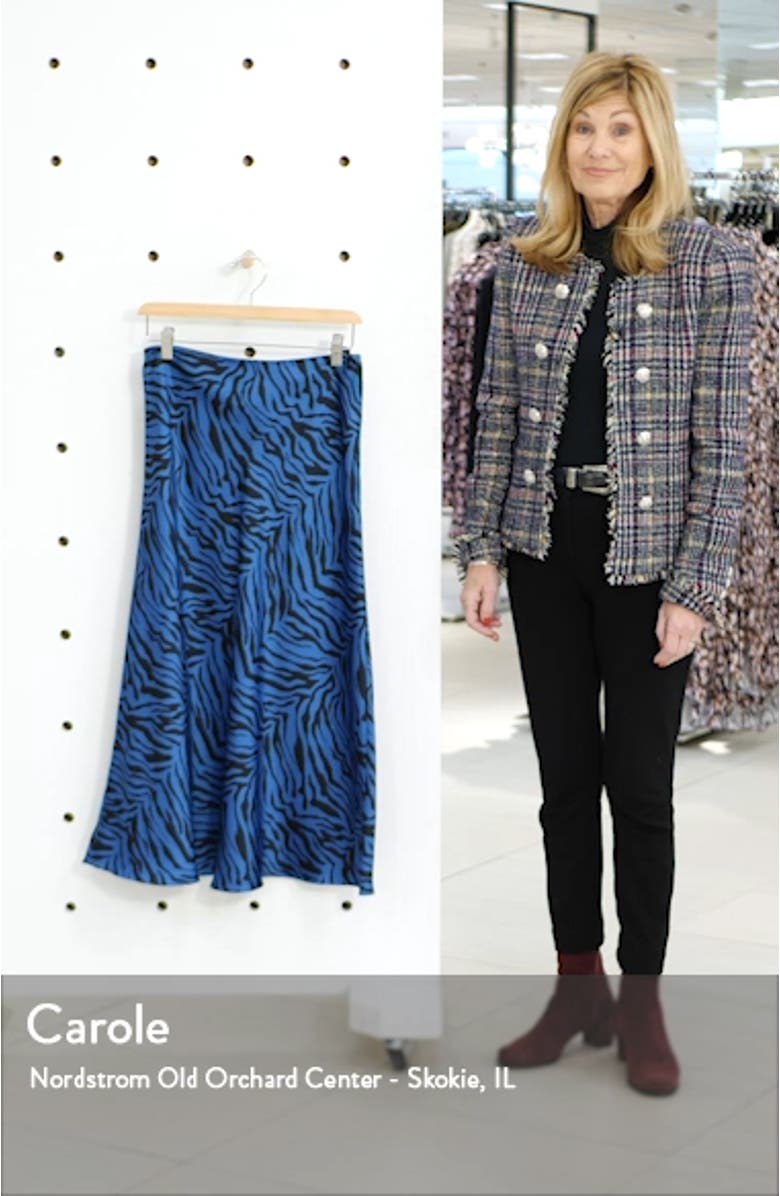 Davis Leopard Print Midi Skirt, sales video thumbnail