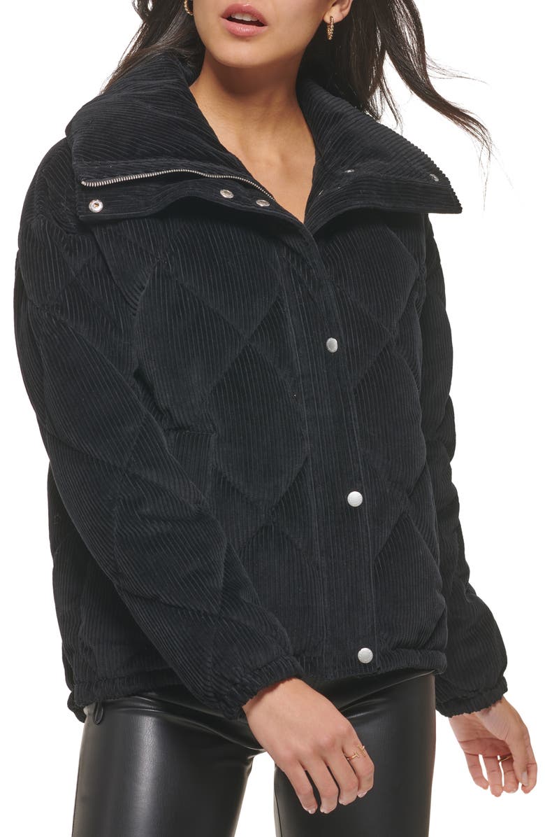 Levi's<sup>®</sup> Diamond Quilted Corduroy Puffer Jacket, Main, color,