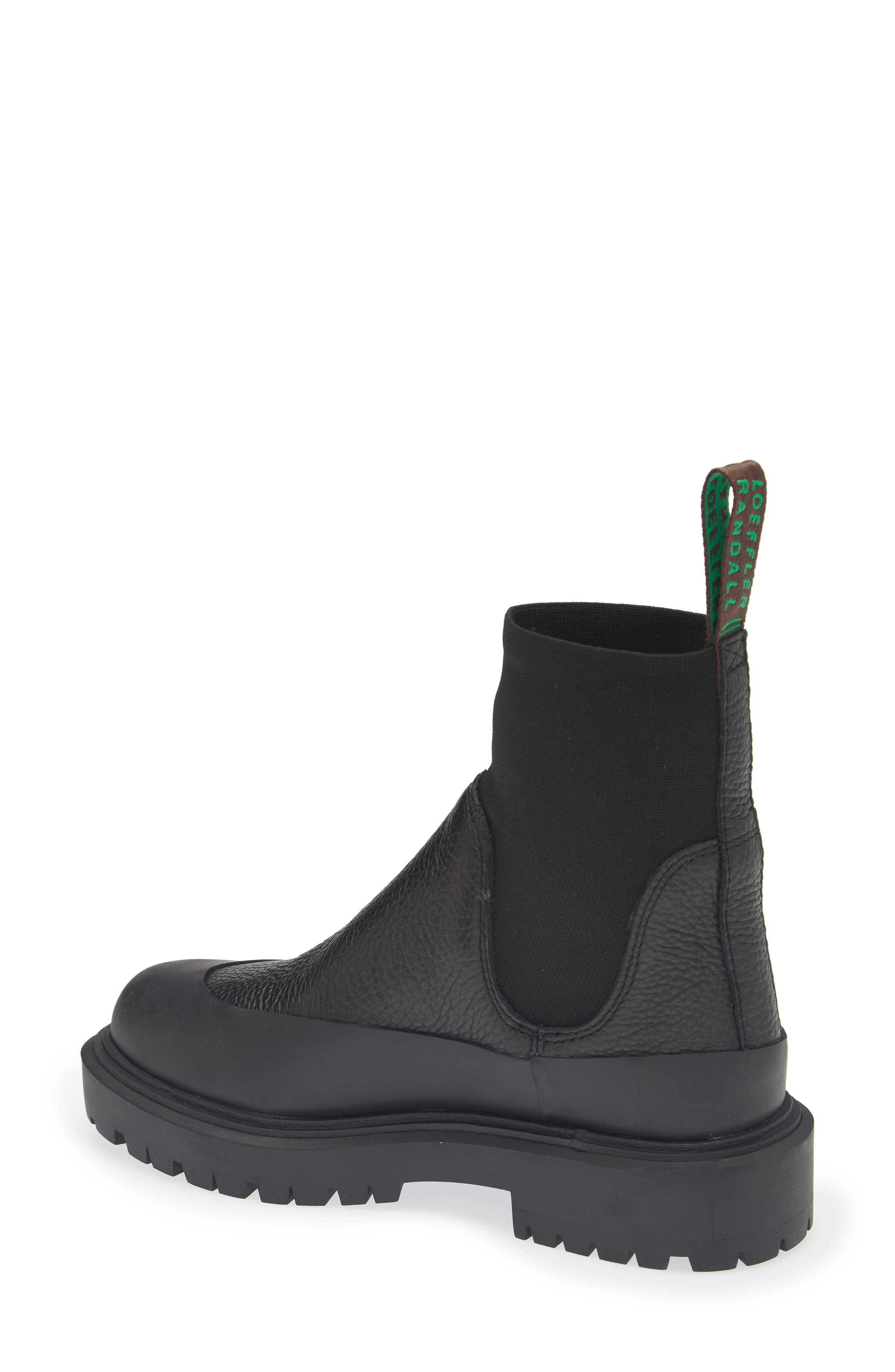 Suri Leather Boot, Alternate, color, BLACK