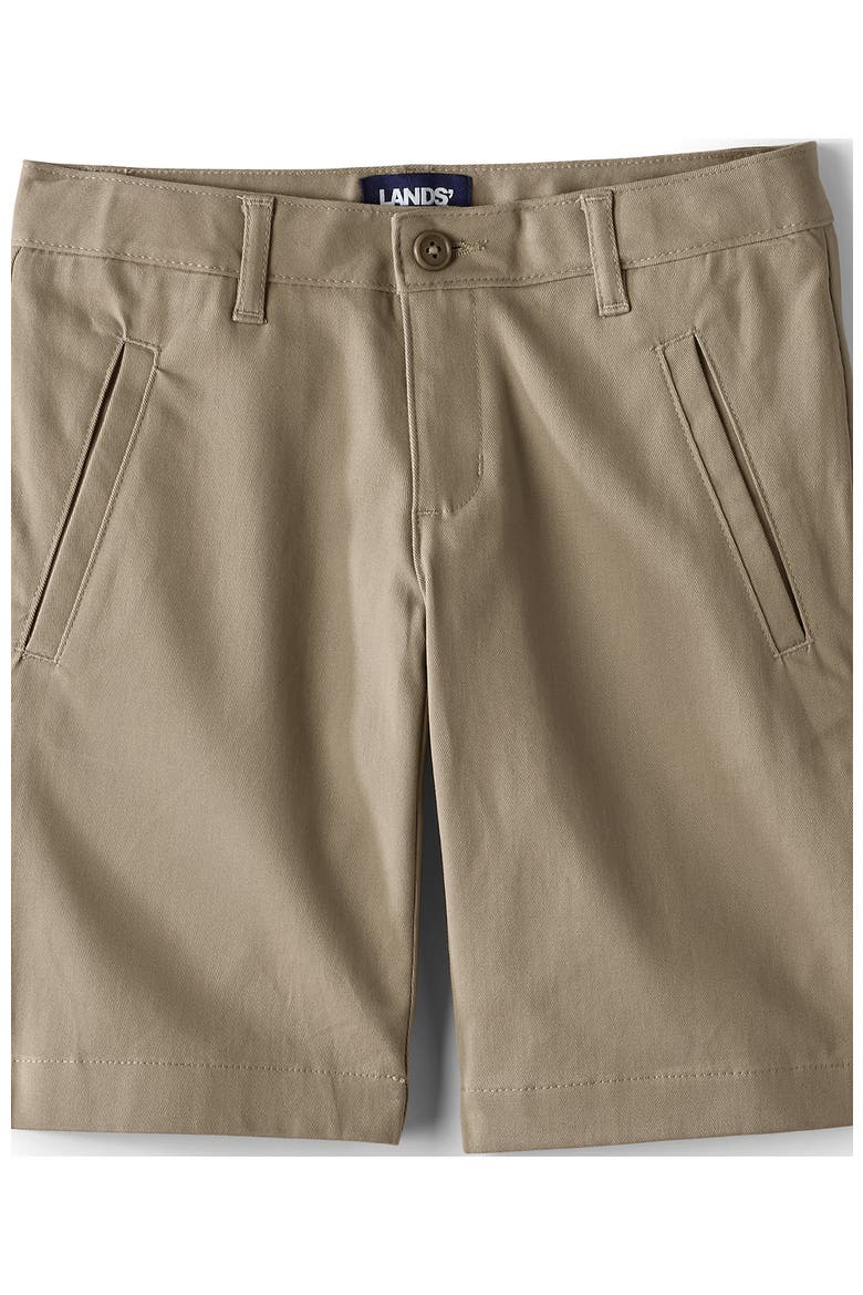 School Uniform Girls Stretch Chino Bermuda Shorts, Alternate, color, Khaki