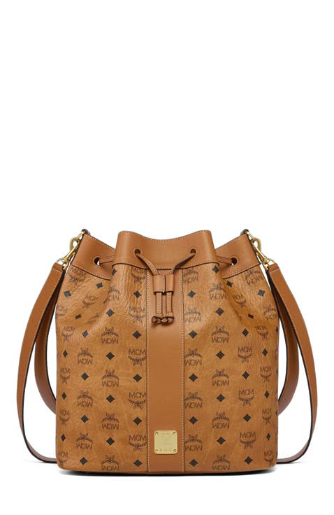 Large Dessau Drawstring Bag in Visetos