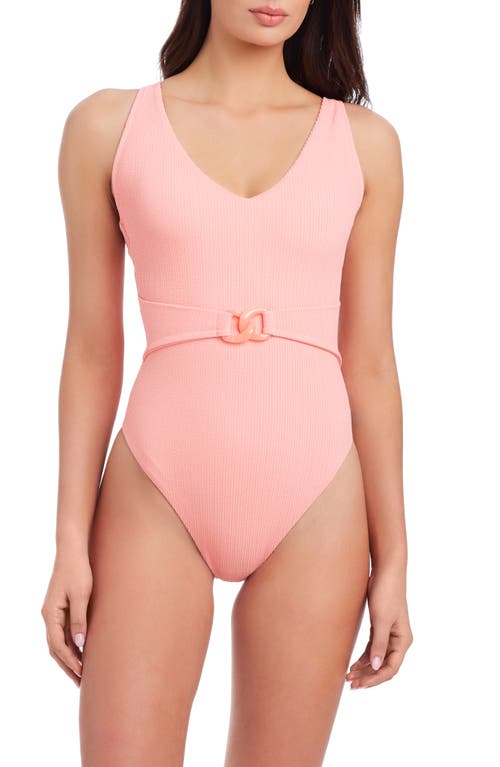 Sanctuary Stay Connected Belted One-piece Swimsuit