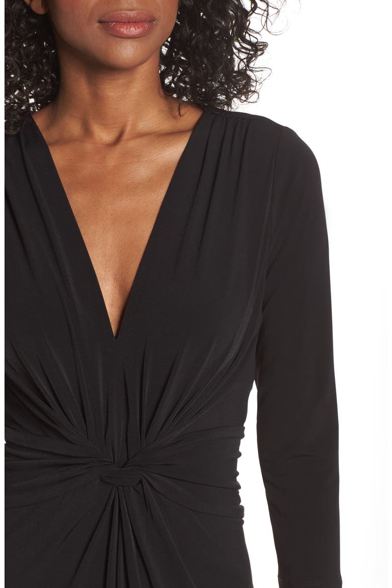 Twist Wide Leg Jumpsuit, Alternate, color, BLACK
