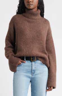 Treasure & Bond Fuzzy Turtleneck Sweater