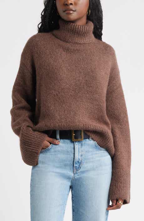 Treasure & Bond Fuzzy Turtleneck Sweater