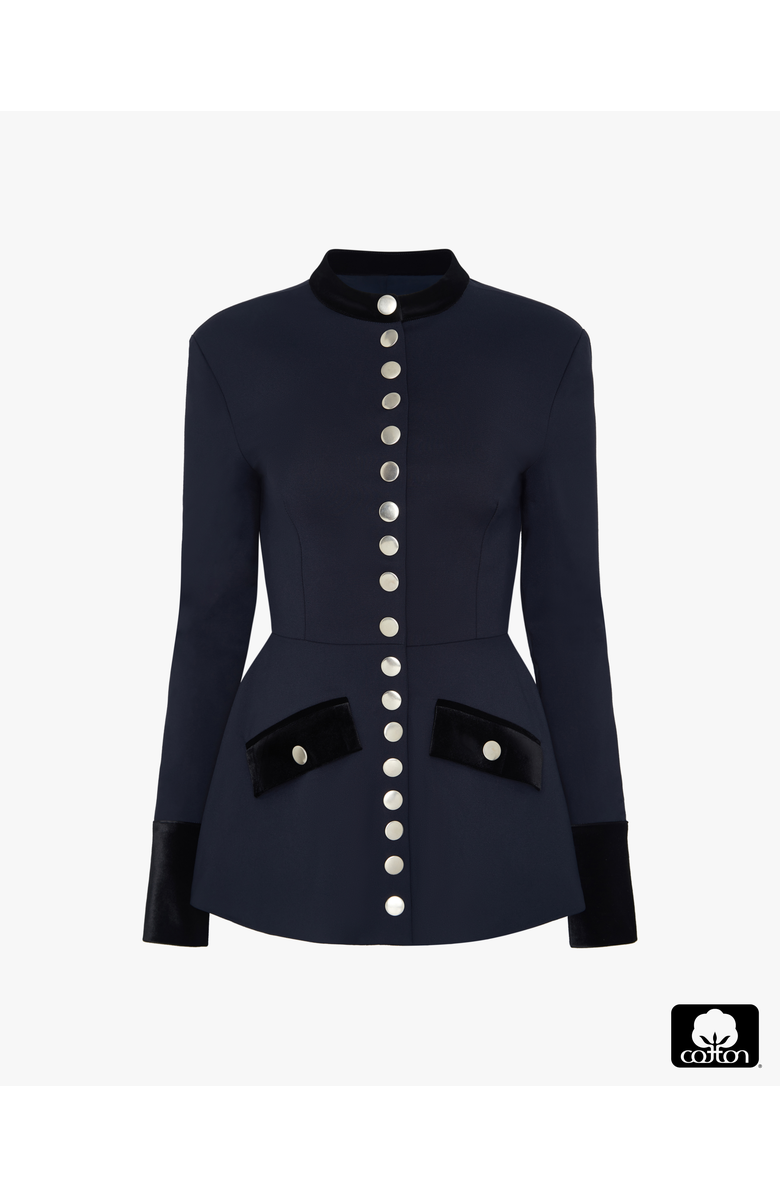 WeWoreWhat Military Blazer, Alternate, color, Navy/Black