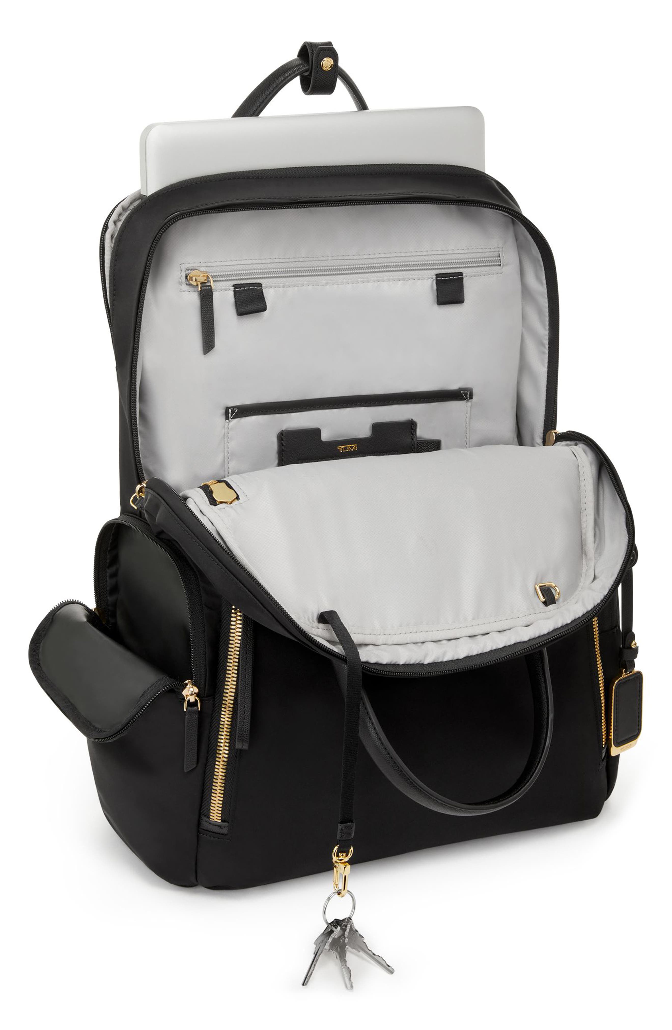 TUMI Atlanta Backpack, Alternate, color, Black/ Gold