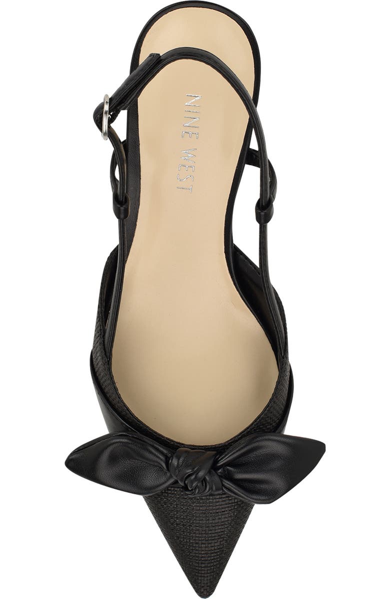 Nine West Reaba Slingback Sandal, Alternate, color, Black
