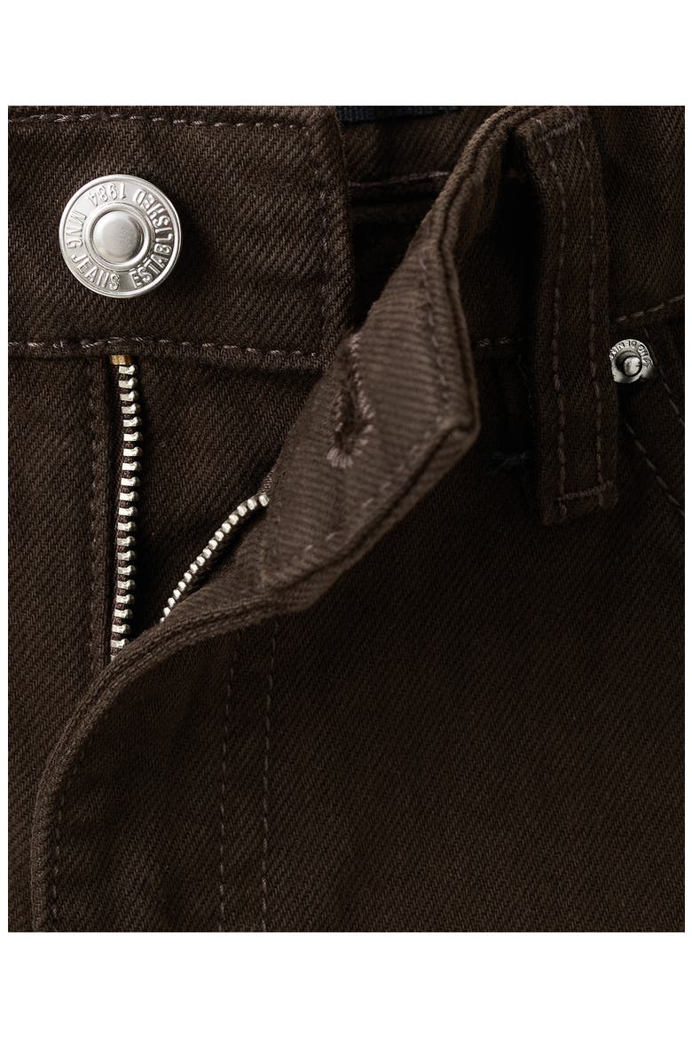Straight Leg Denim Shorts, Alternate, color, CHOCOLATE
