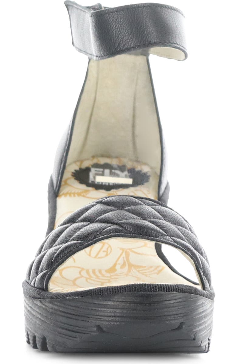 Fly London Yaru Platform Wedge Sandal, Alternate, color,