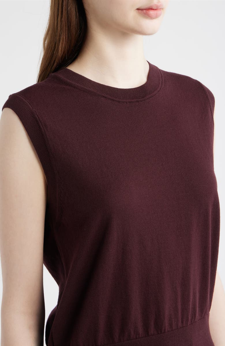 Mavi Jeans Pullover Cotton Sweater Vest, Alternate, color, Fudge