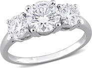 Julianna B. 2-1/4CT DEW Moissanite 3-Stone Ring