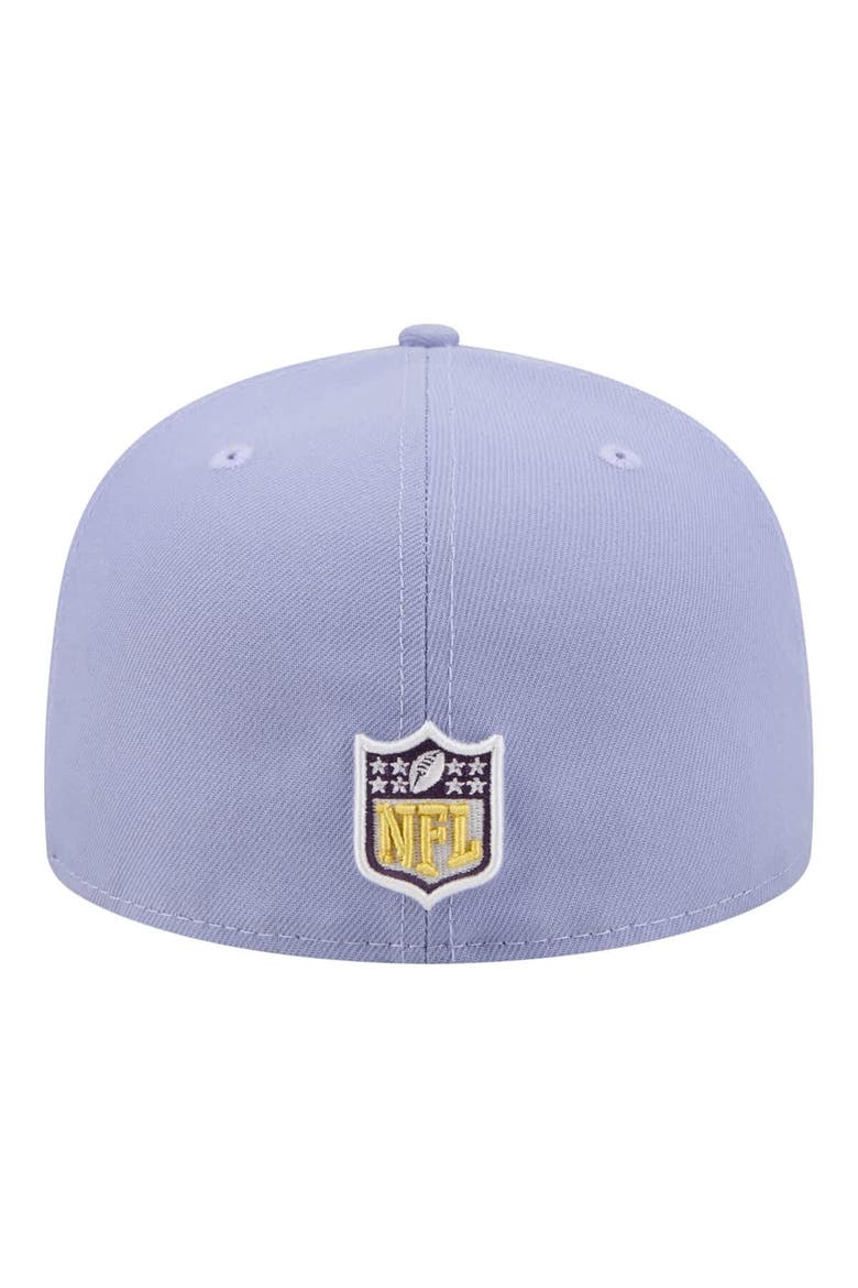 Men's New Era Light Purple Denver Broncos Lavender Bloom 59FIFTY Fitted Hat, Alternate, color, Light Purple