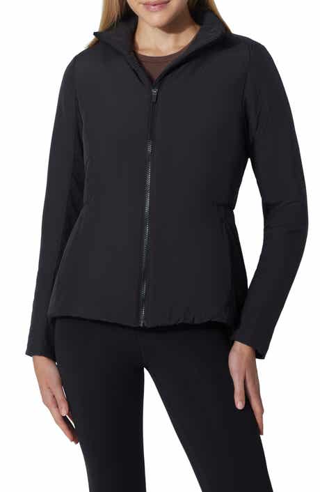 90 DEGREE BY REFLEX Winter Pilot Flare Puffer Jacket