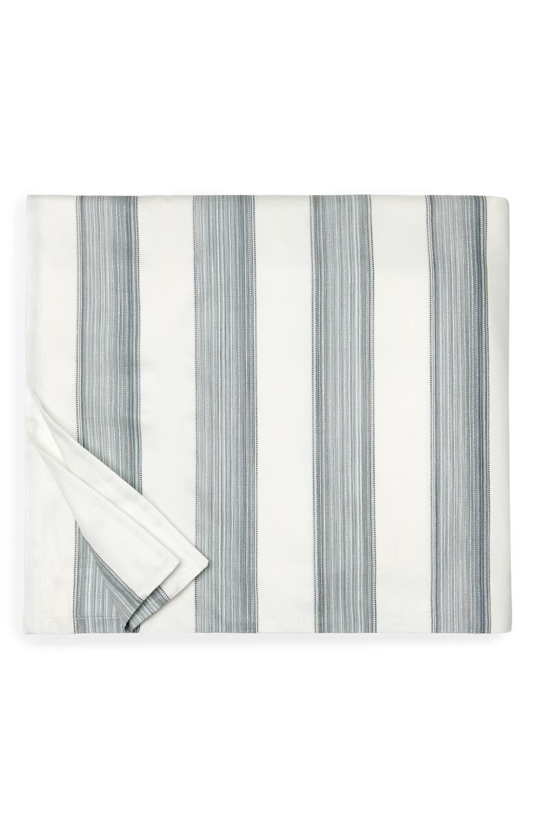 SFERRA Mara Stripe Cotton Sateen Duvet Cover, Main, color, 