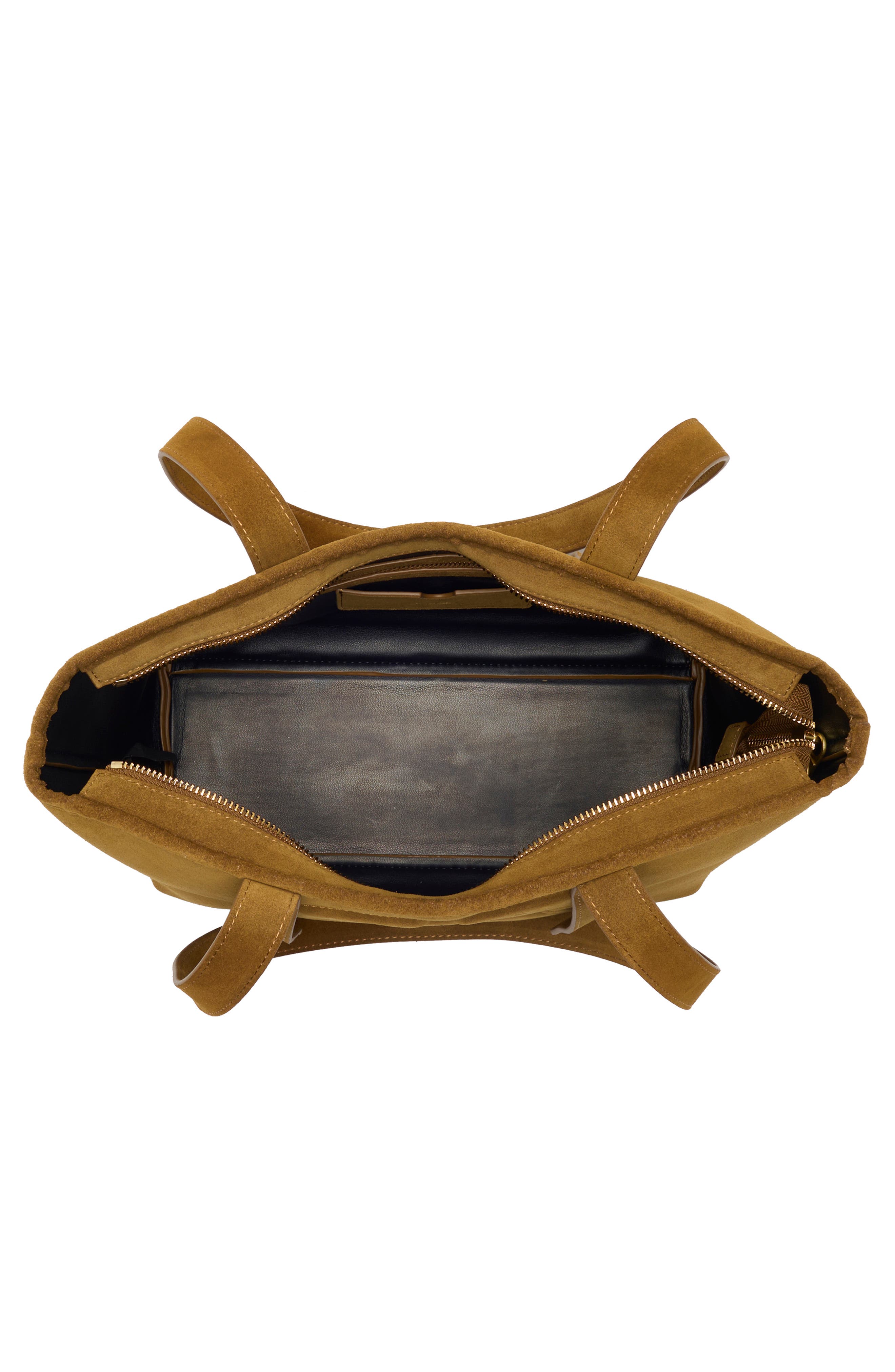 Small Day Off Leather Tote, Alternate, color, BISCOTTI