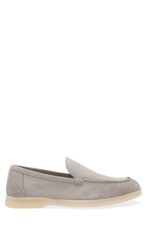 Bruno Magli Primo Leather Loafer In Grey Suede