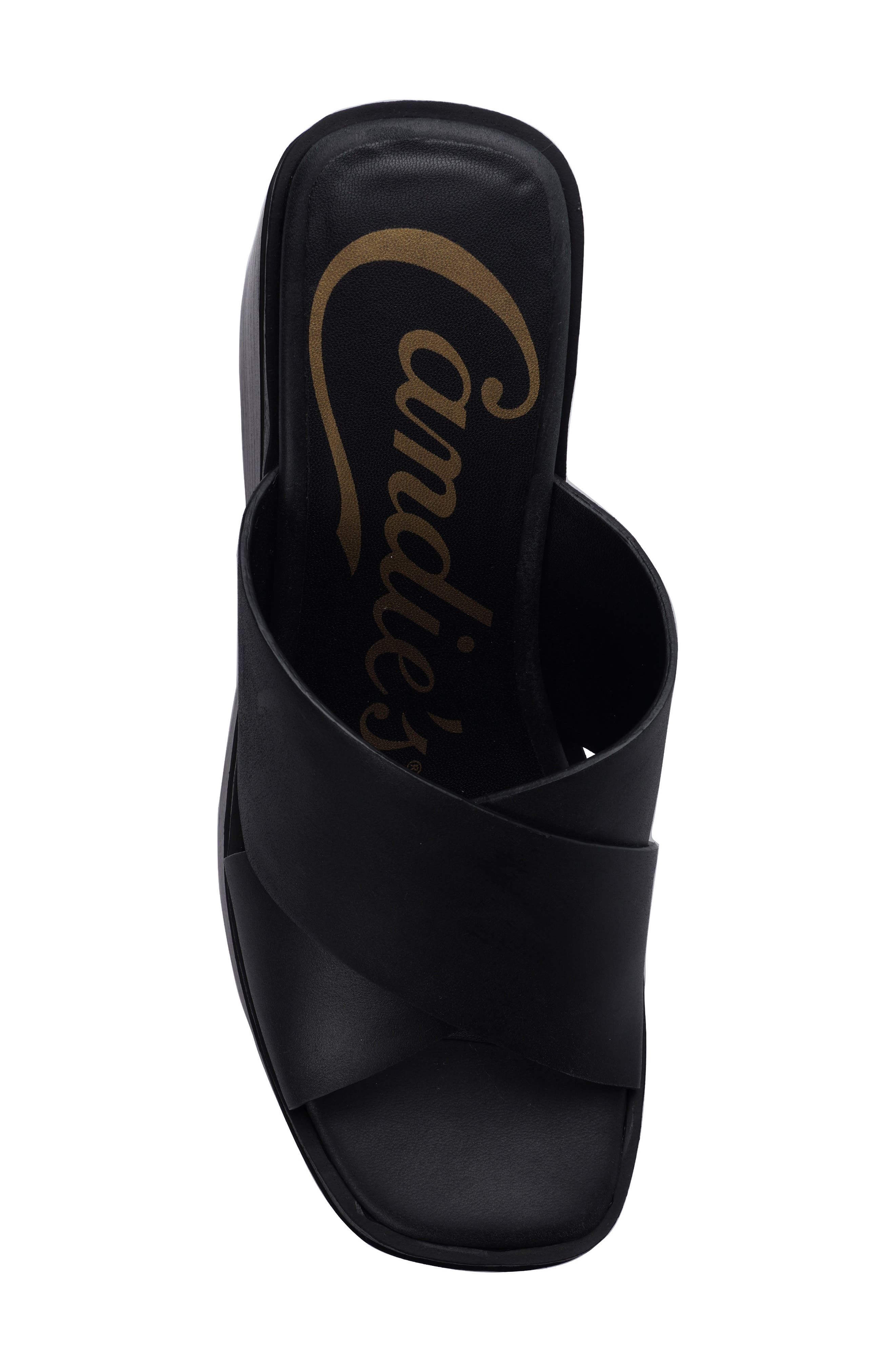 Candie
s Galina Platform Wedge Sandal, Alternate, color, Black