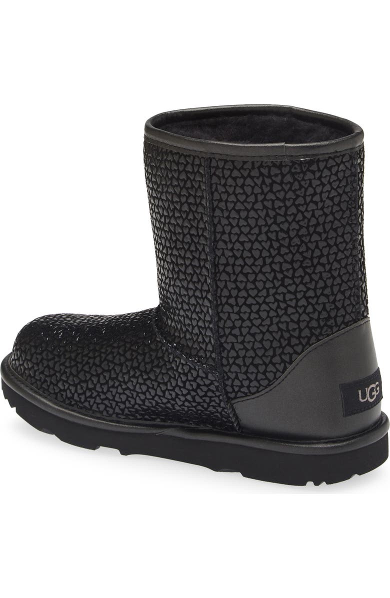 UGG<sup>®</sup> Kids' Classic II Gel Heart Boot, Alternate, color,