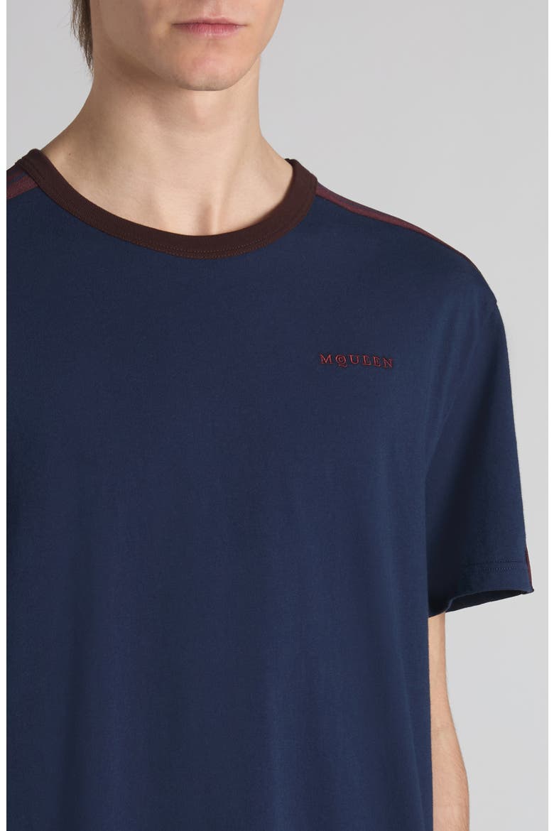 Criminal Stripe T-Shirt, Alternate, color, NAVY