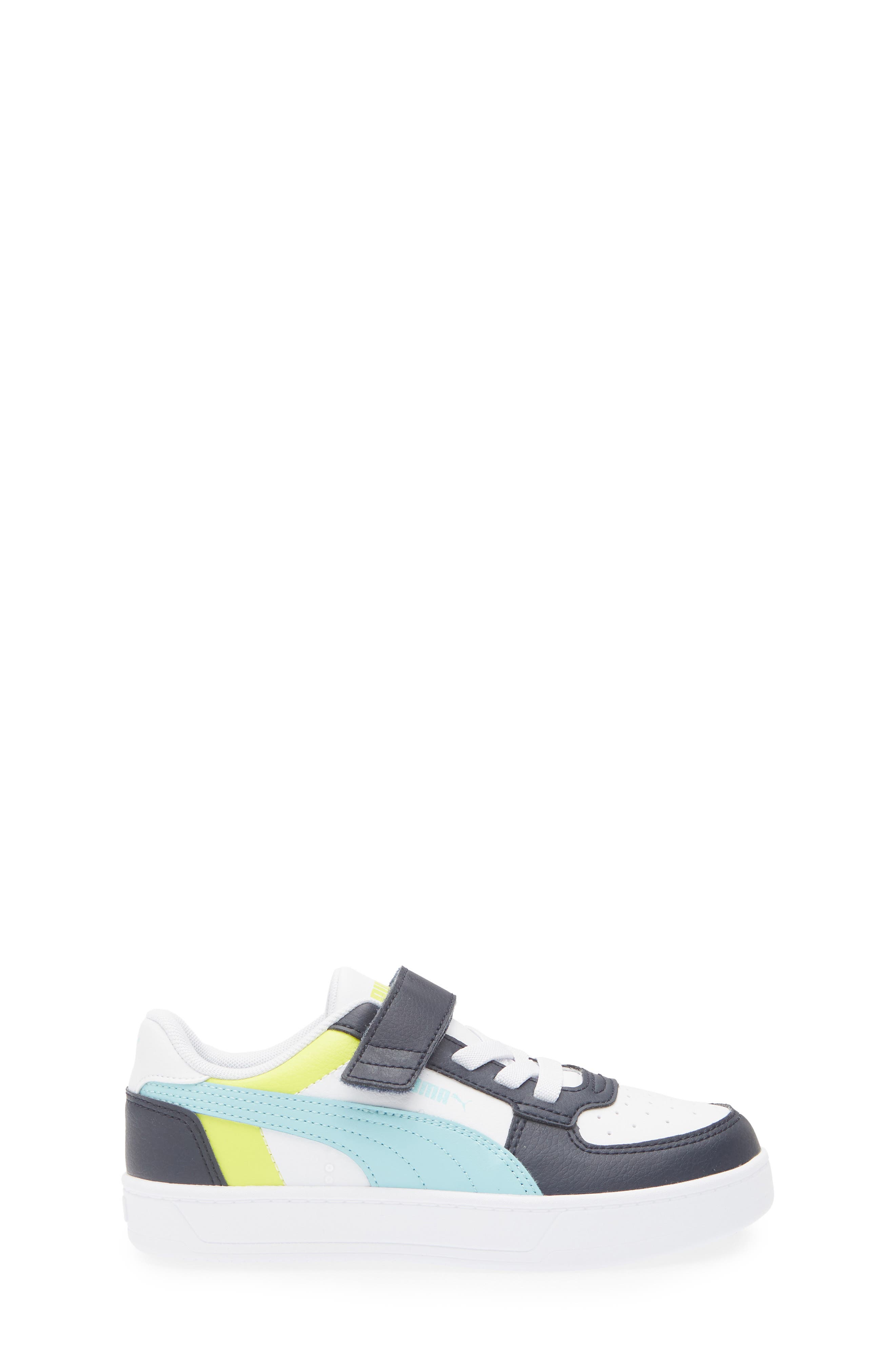PUMA Kids' Caven 2.0 Colorblocked Sneaker, Alternate, color, Puma White/ Safe Lake