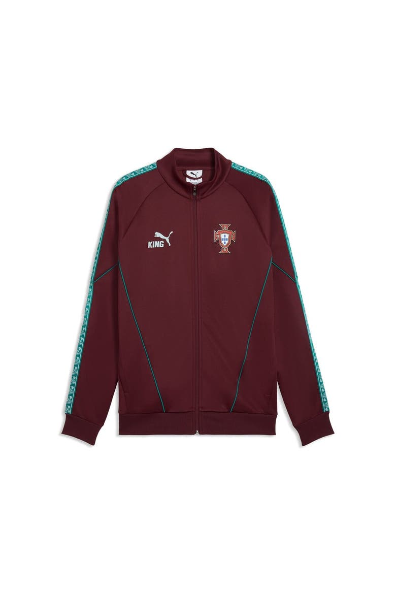 Men's Puma Maroon Portugal National Team King Anthem Full-Zip Jacket, Alternate, color, Maroon