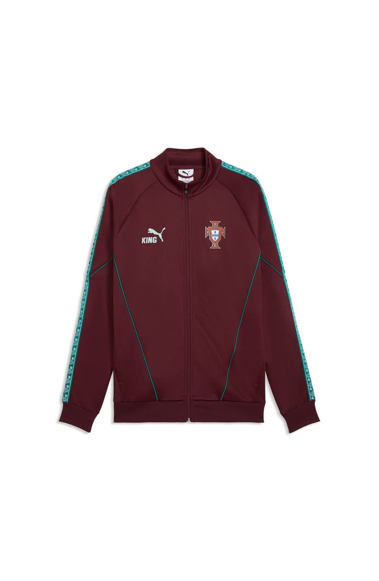 PUMA Men's Puma Maroon Portugal National Team King Anthem Full-Zip Jacket, Alternate, color, Maroon