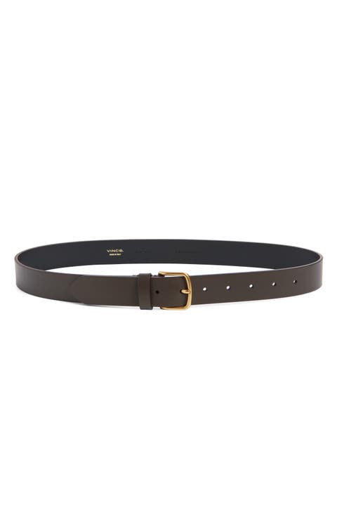 Flat Leather Belt