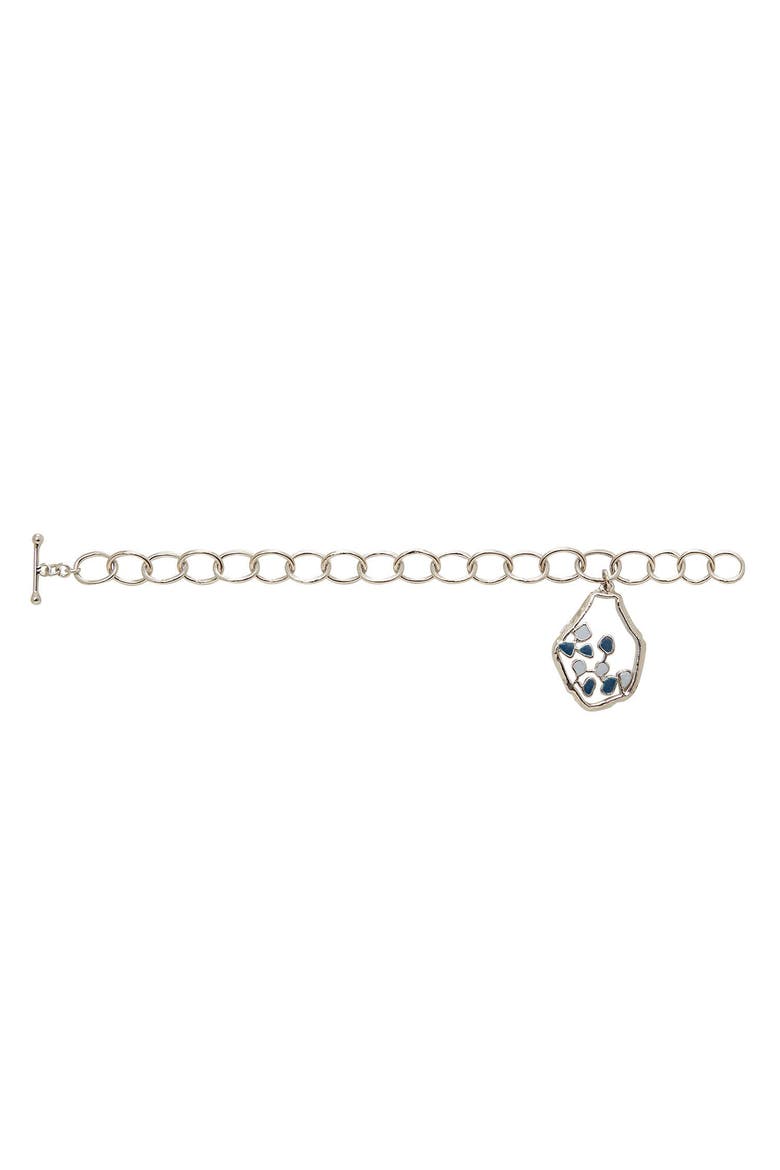 LAZA BRACELET, Main, color, White Rhodium Plated