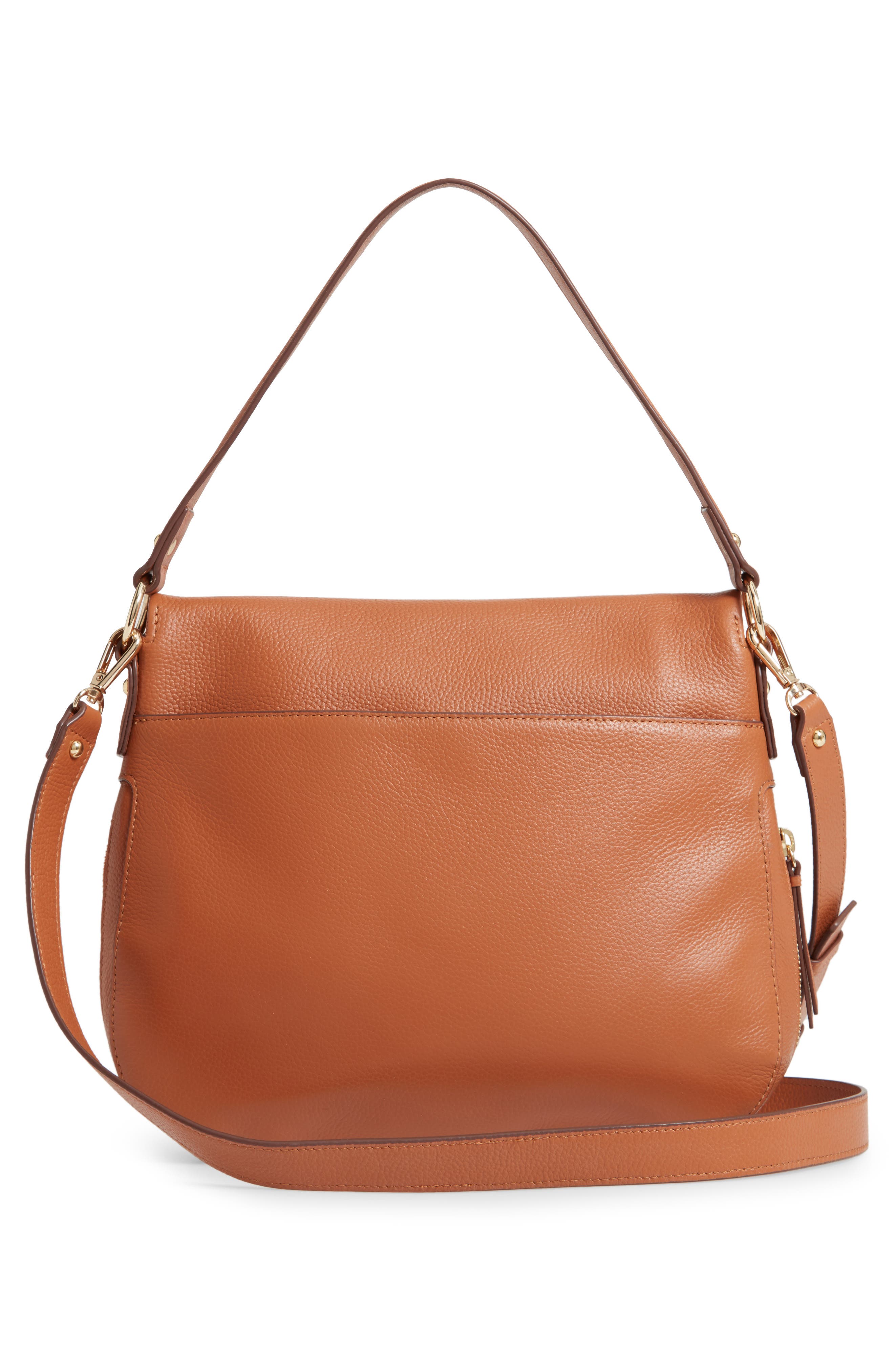 Bella Leather Crossbody Bag, Alternate, color, TAN PECAN