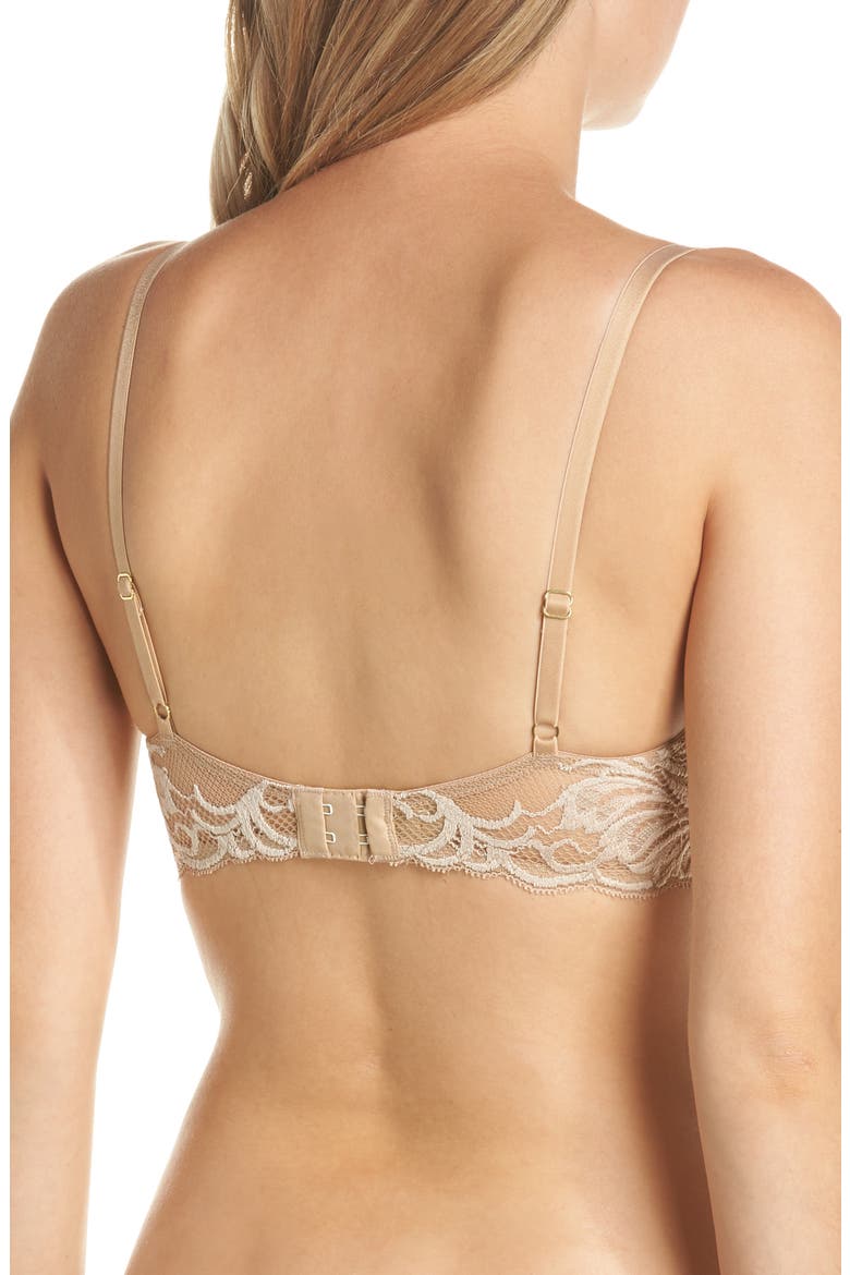 Feathers Underwire Contour Maternity/Nursing Bra, Alternate, color, CAFÉ